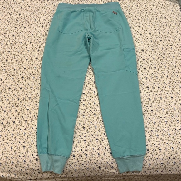 Figs XXS Catarina shirt, XXS petite Zamora Joggers Neon Blue Set - Picture 6 of 10